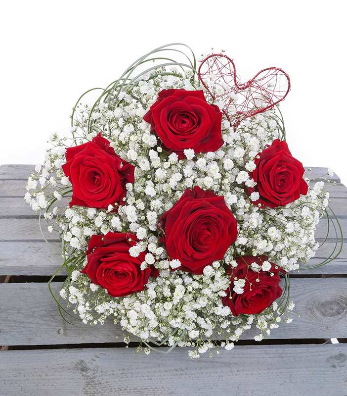 6 Roses with Love